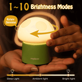 Mushroom Night Light Detachable Silicone Rotating Dimming Projection Mode Camping Flashlight Perftct Gift